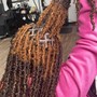 Kids tribal w/Individual Braids natural hair