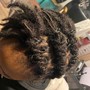 Loc Maintenance (retwist with no style)