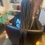 Medium to large Box Braids (half a head)