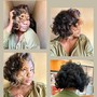 silk wrap or flexi rods for relaxed hair