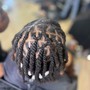 Retwist, Locs above the shoulder