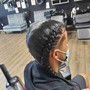 2 Strand Twist no hair added