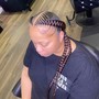 2 feeds in braids