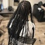 Small Knotless braids ( hair included )