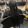 One Layer Stitch Braids/Knotless In Back