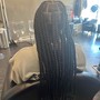 One Layer Stitch Braids/Knotless In Back