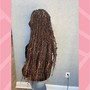 Boho Waist Length Rasta Faux Locs With Hair Included