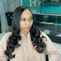 Sew in with leave out