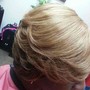 Hair color Root Touch Up all over