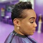 Relaxer Touch Up/Cond/wrap and pixie style