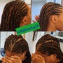 Cornrows style