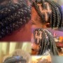 6 feed in braids