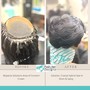 Curly Tapered Lace Hair Replacement