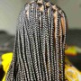 Large Knotless Braids