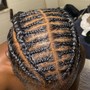 (8+) Feed in Cornrows