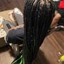 (8+) Feed in Cornrows