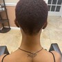 Women's clipper cut