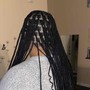 SMedium Knotless Braids (Mid Back)