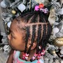 Kid's Braids w/ Weave