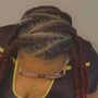 Feed in Braids with design