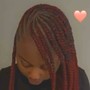 Medium Box braids with hair included