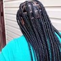 Large Knotless Braids