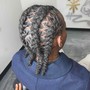 Interlocking/Crochet + 2 strand twists