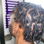 MEN NATURAL HAIR INVISIBLE LOCS