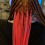 Extra small Knotless  Goddess Braids (mid back)