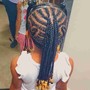 Braids with extentions