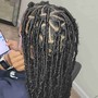 Hand wrapped loc extensions