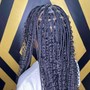 Large Box Braids/Twists (Shoulder Length)