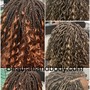 Individual Braids French curls large