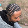 Men/Women Dread retwist (half head)