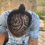 Kid's cornrows Braids with extensions