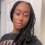 Boho Box Braids (natural hair)