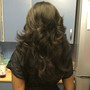 Individual sew-in tracks