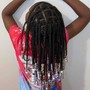 Natural Hair Cornrows (1- 2 Cornrows)