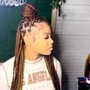 Jumbo knotless/ Coi Leary braids .