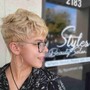 Textured Free Form dry haircut