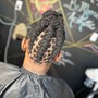 BIG chop and Full head Comb Coils