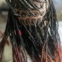 Boho twist over locs