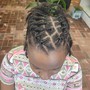 Cornrows w/ Box Braids