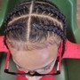 Cornrows w/ Box Braids