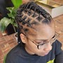 Cornrows w/ Box Braids