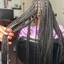 smedium knotless braids