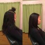 two Braids on natural hair