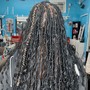 Senegalese twists (mid back)