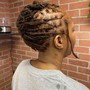 Two over hand braids