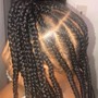 Medium Knotless Braids